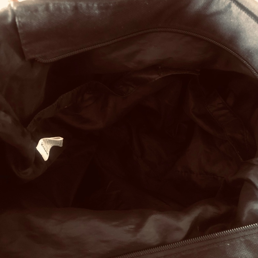 Vintage Hurley Purple Plaid Tote with Front Zip Pocket 90s - Picture 9 of 10